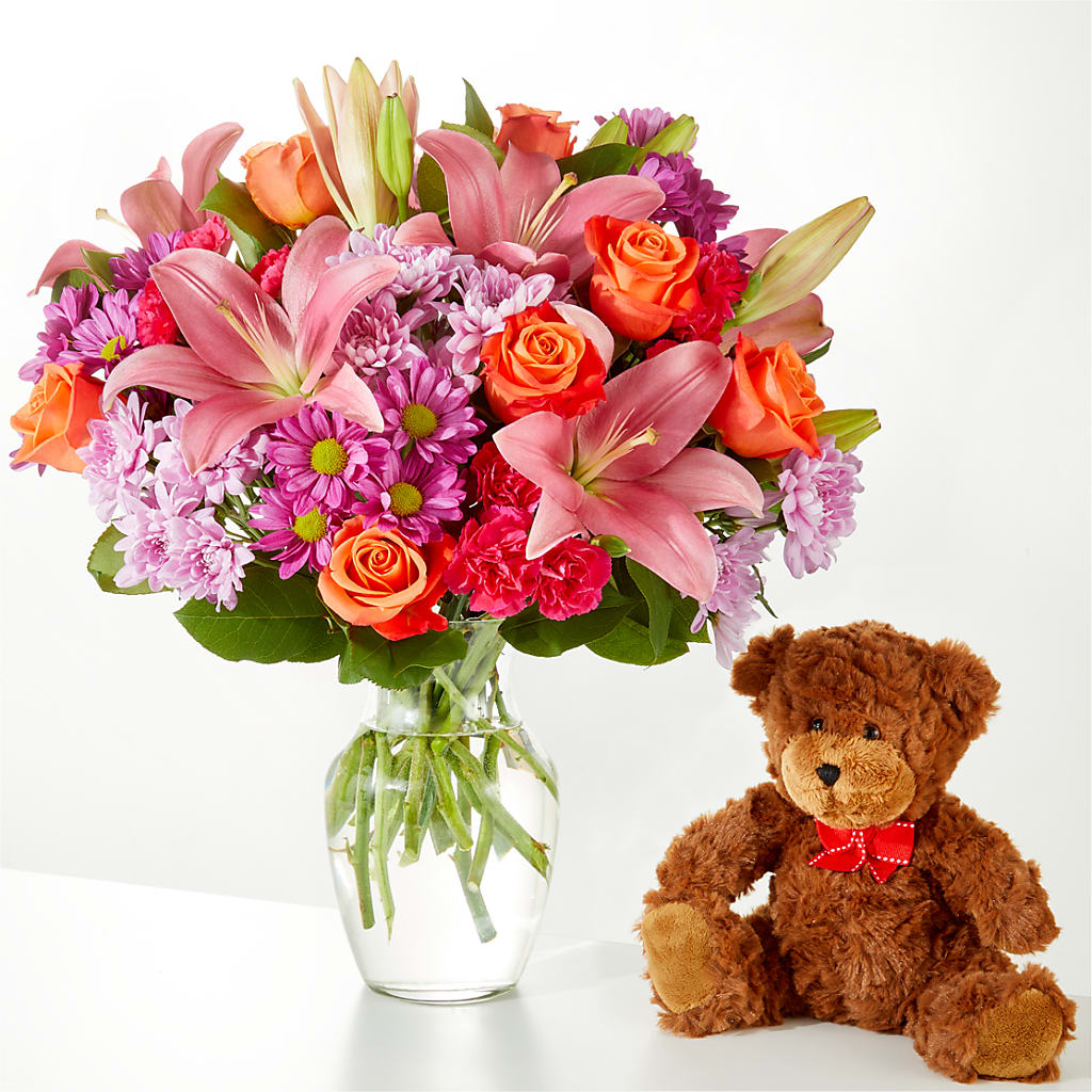 One and Only Bouquet and Bear Bundle – PARKER'S FLORIST, Madison AL