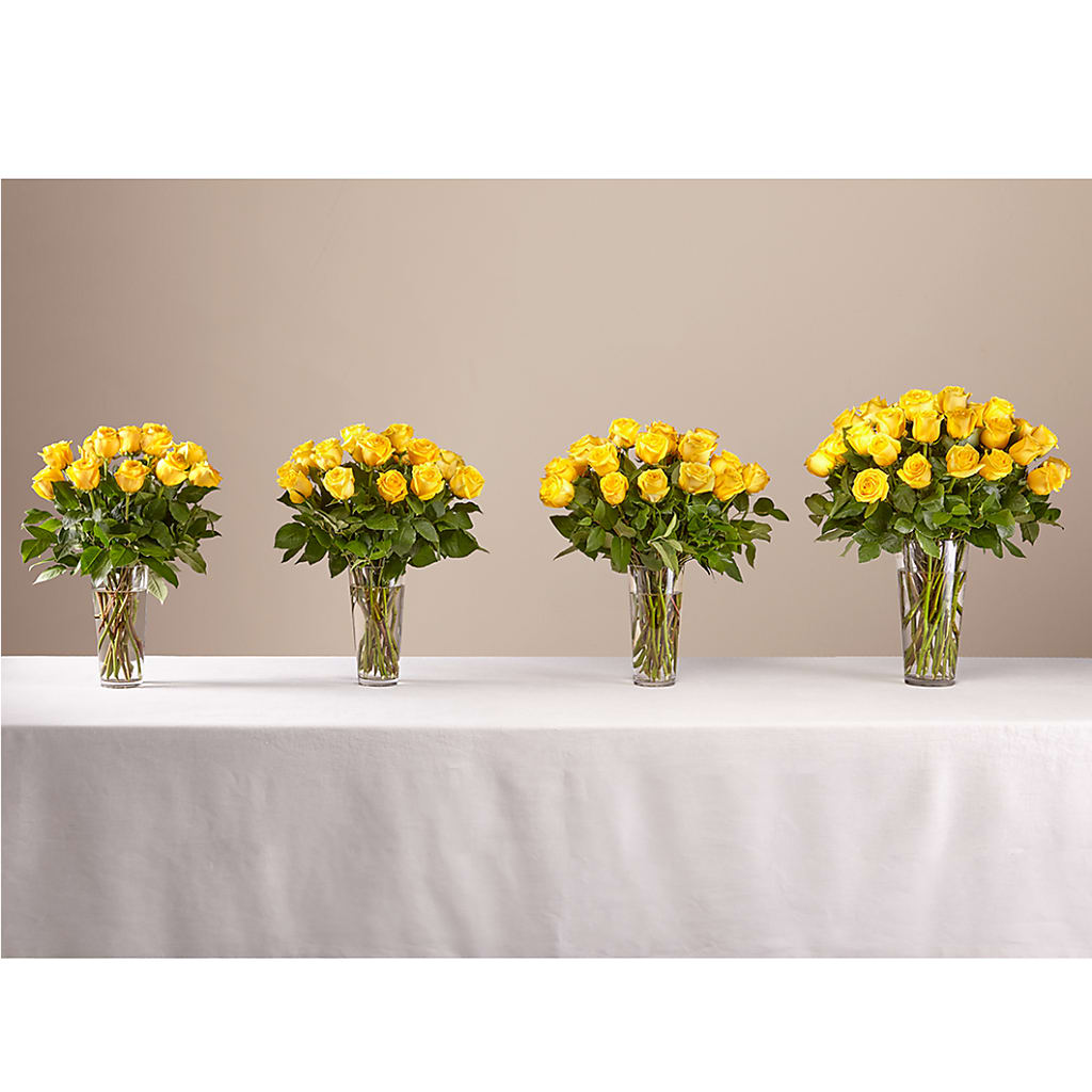 Long Stem Yellow Rose Bouquet – PARKER'S FLORIST, Madison AL