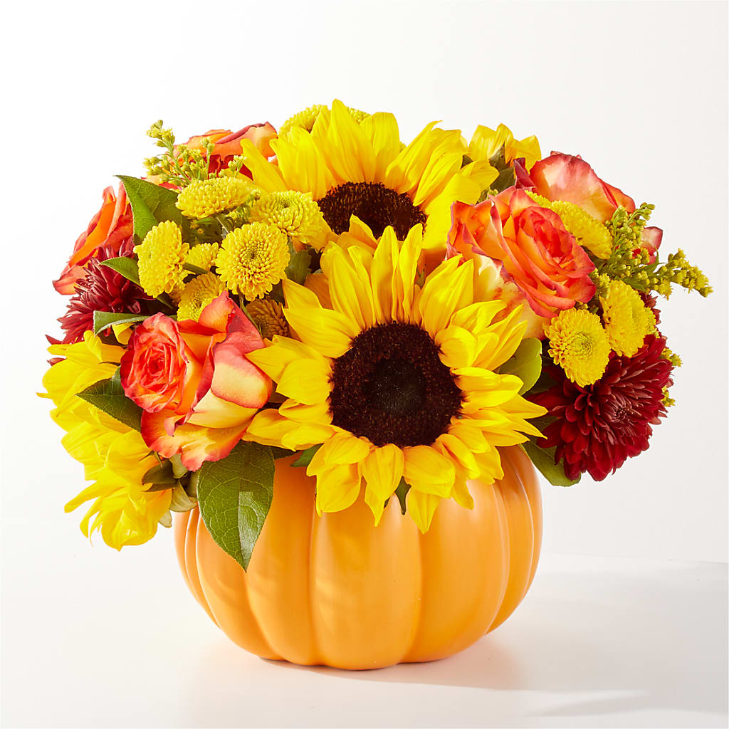 Golden Gourd Pumpkin Bouquet – PARKER'S FLORIST, Madison AL