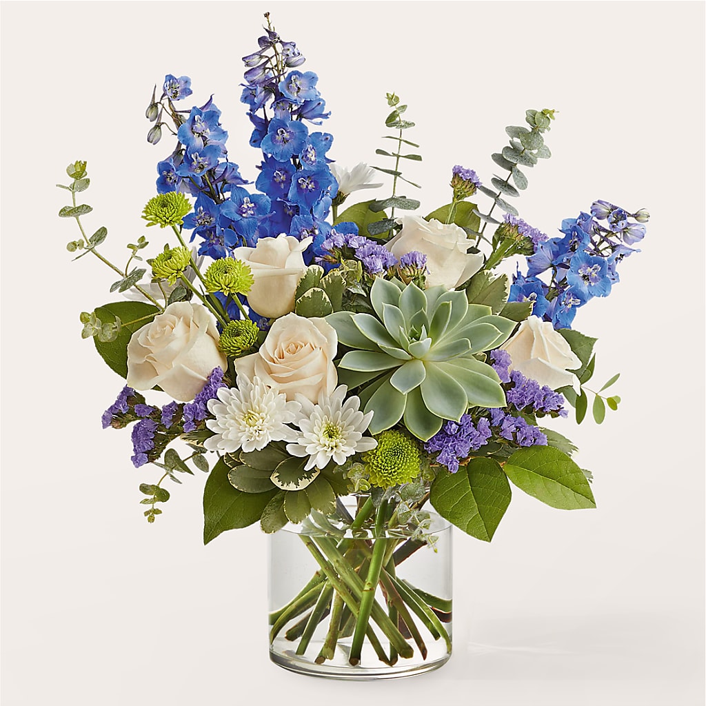 Cerulean Waves Bouquet – PARKER'S FLORIST, Madison AL