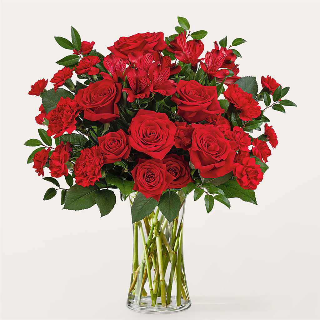Brilliant Ruby Bouquet – PARKER'S FLORIST, Madison AL