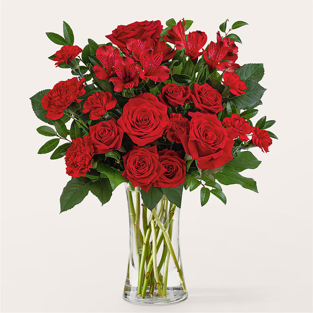 Brilliant Ruby Bouquet – PARKER'S FLORIST, Madison AL