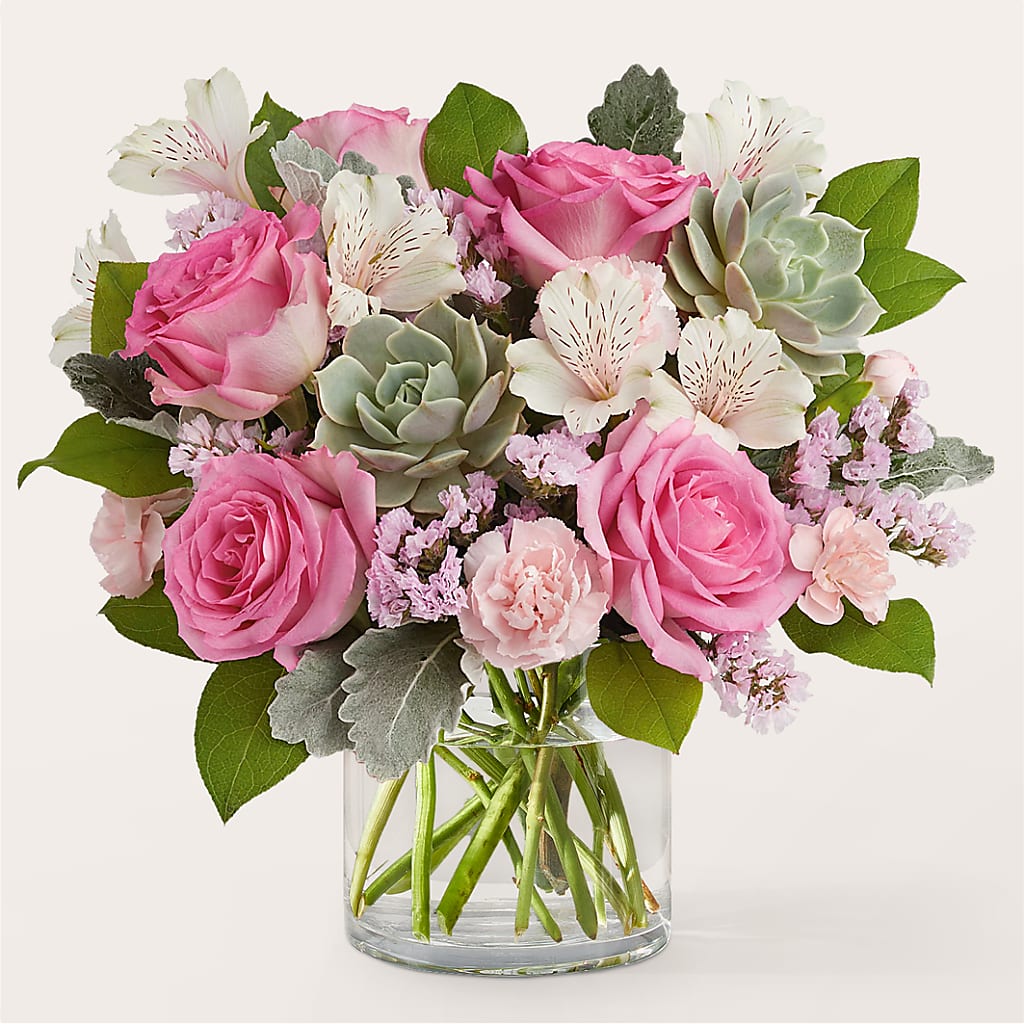 Dusty Rose Bouquet – PARKER'S FLORIST, Madison AL