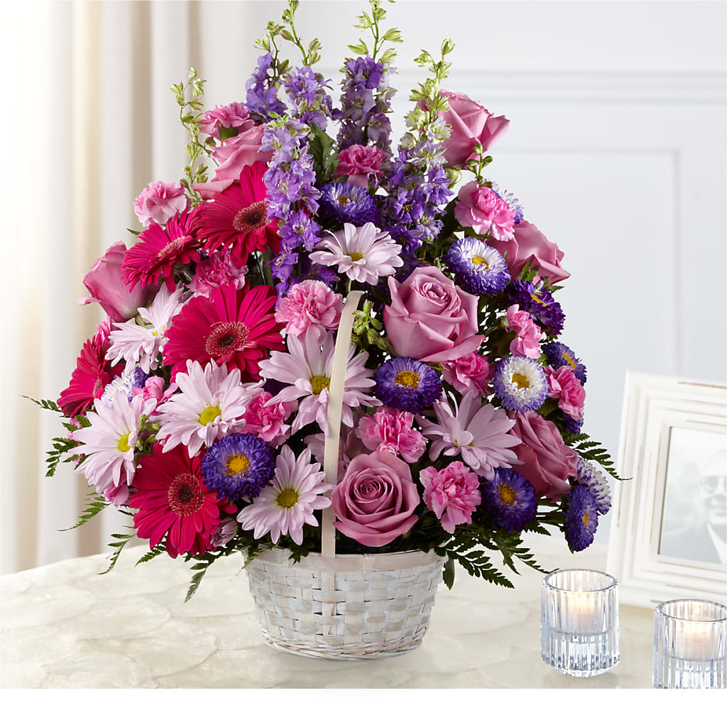 Pastel Peace Basket – PARKER'S FLORIST, Madison AL