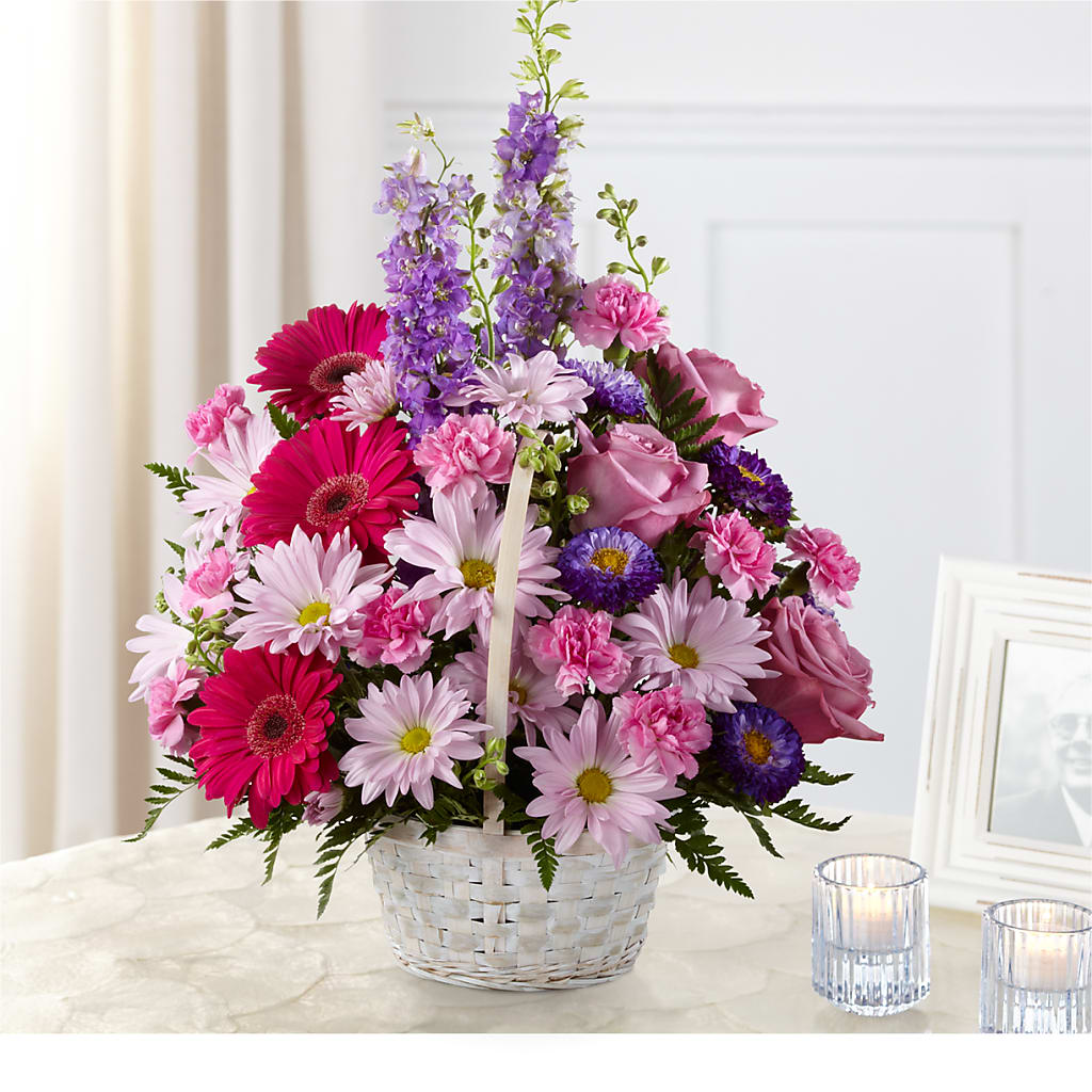 Pastel Peace Basket – PARKER'S FLORIST, Madison AL