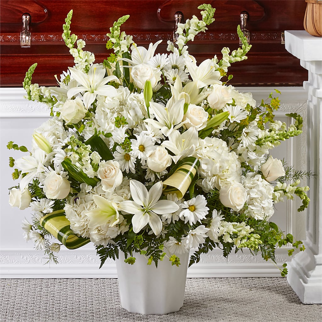 Thoughts of Tranquility Floor Basket – PARKER'S FLORIST, Madison AL