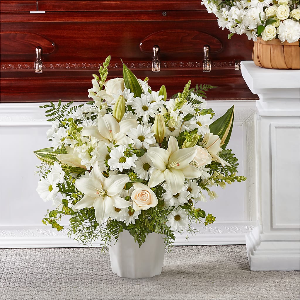 Thoughts of Tranquility Floor Basket – PARKER'S FLORIST, Madison AL