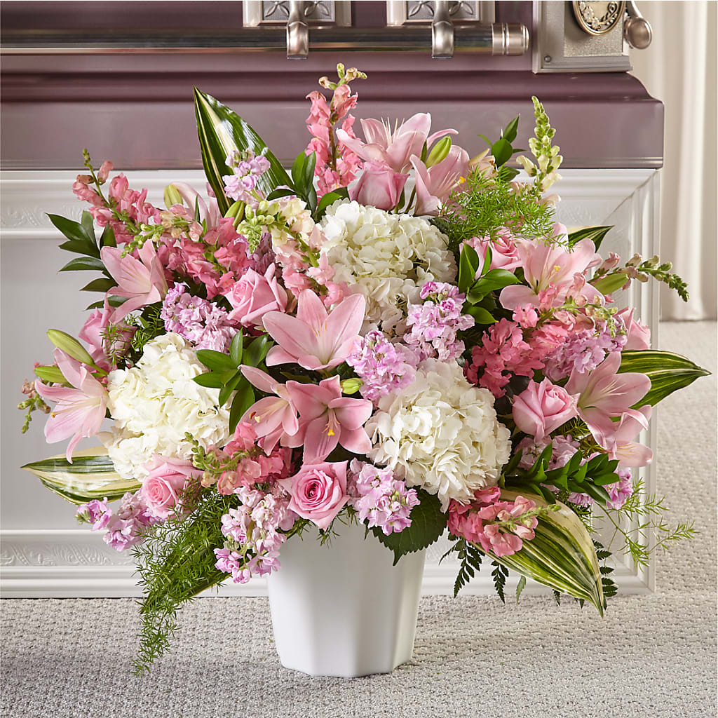 Simply Serene Floor Basket – PARKER'S FLORIST, Madison AL