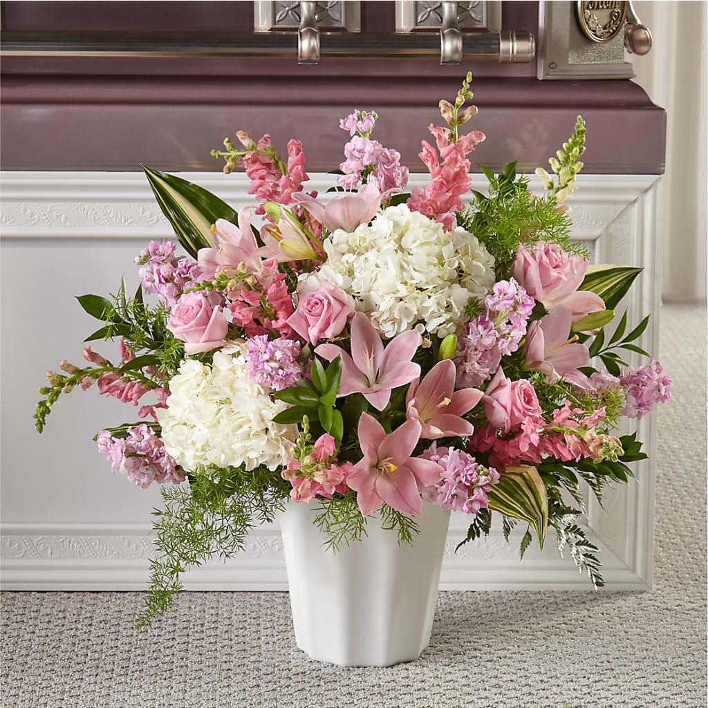 Simply Serene Floor Basket – PARKER'S FLORIST, Madison AL