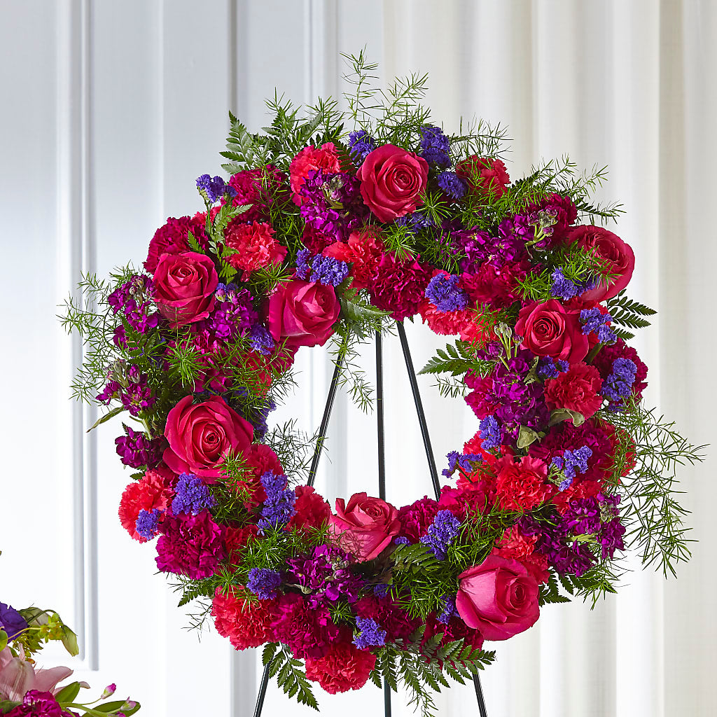 Calming Colors Wreath – PARKER'S FLORIST, Madison AL