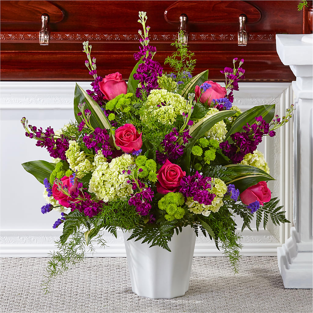 Beautiful Horizons Floor Basket – PARKER'S FLORIST, Madison AL