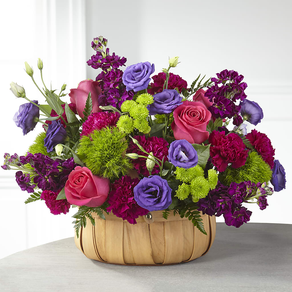 Serene Sanctuary Basket – PARKER'S FLORIST, Madison AL