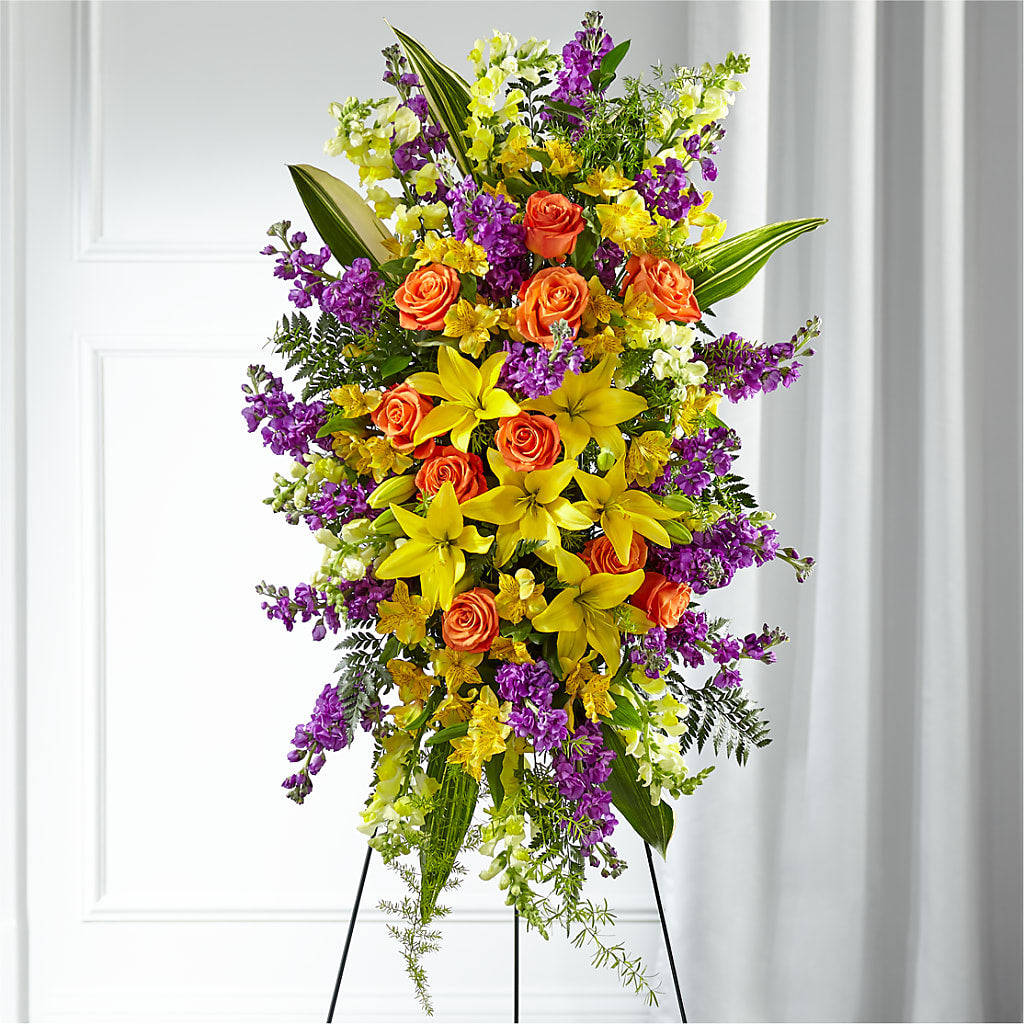 Thoughtful Prayers Standing Spray – PARKER'S FLORIST, Madison AL