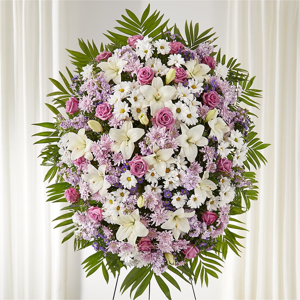 Surrounded by Love Standing Spray – PARKER'S FLORIST, Madison AL
