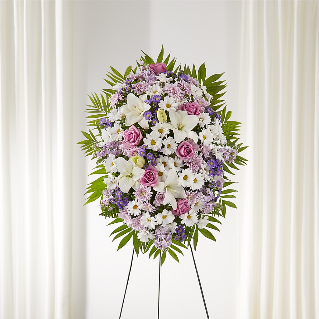 Surrounded by Love Standing Spray – PARKER'S FLORIST, Madison AL