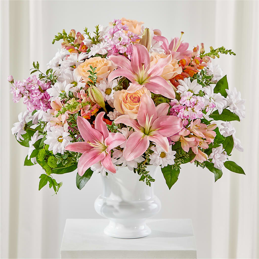 Heartfelt Gesture Urn Arrangement – PARKER'S FLORIST, Madison AL