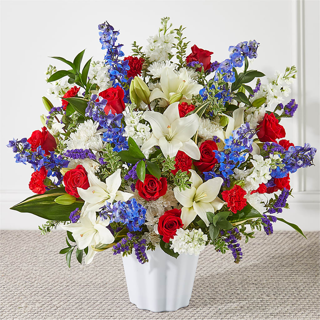 Consoled Floor Basket – PARKER'S FLORIST, Madison AL