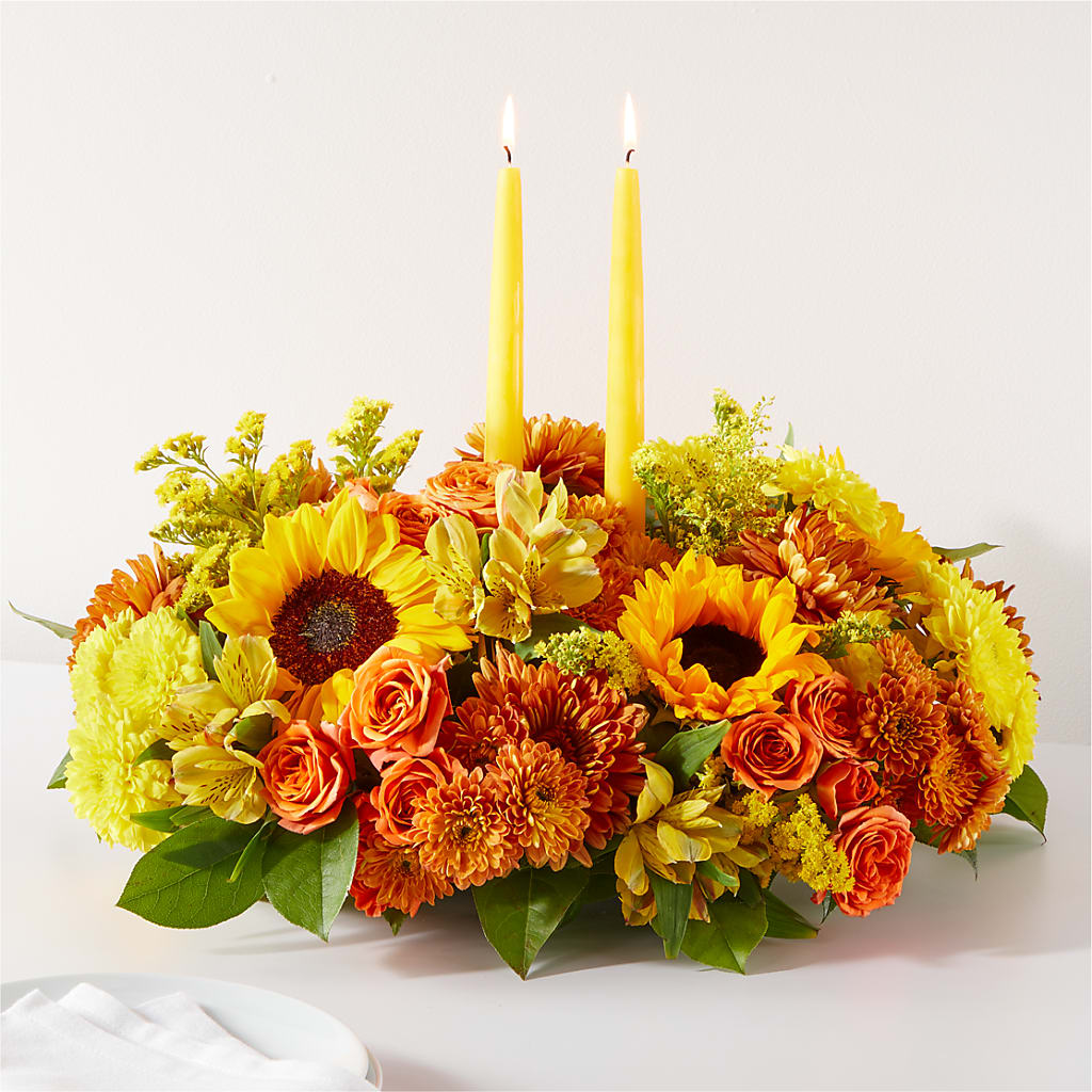 Autumn Harmony Centerpiece – PARKER'S FLORIST, Madison AL