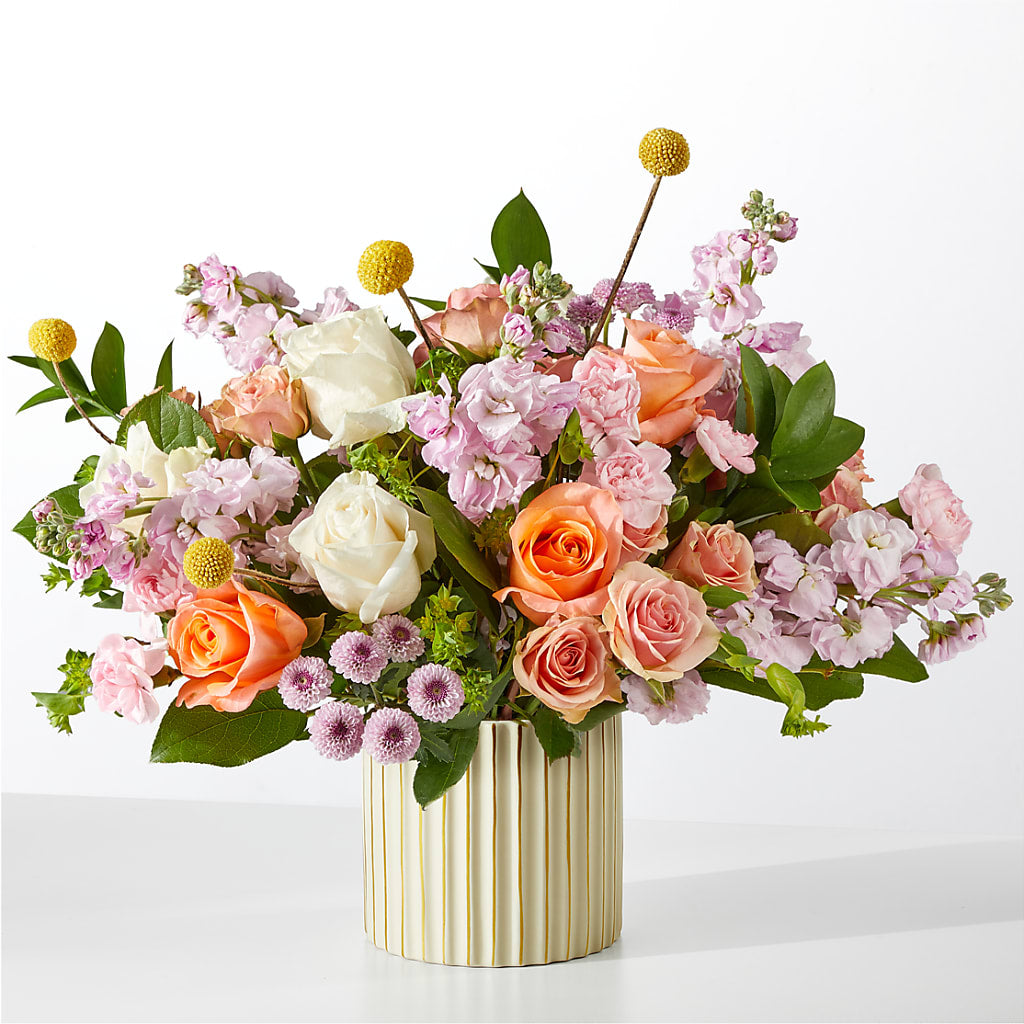 French Market Bouquet with Ivory Vase – PARKER'S FLORIST, Madison AL