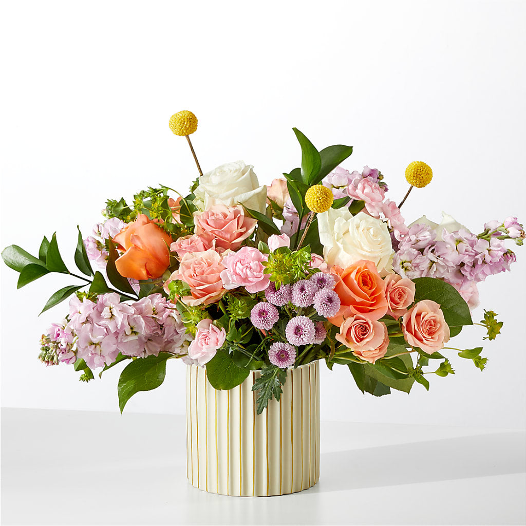 French Market Bouquet with Ivory Vase – PARKER'S FLORIST, Madison AL