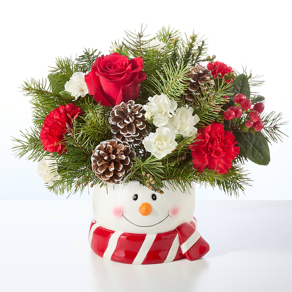 Jolly Snowman Bouquet – PARKER'S FLORIST, Madison AL