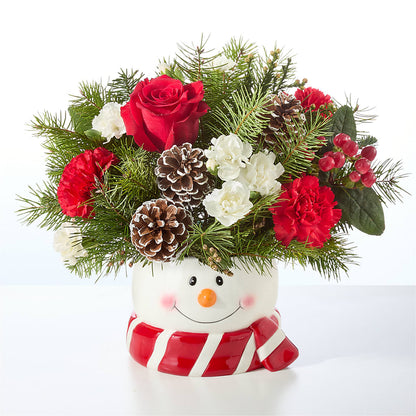 Jolly Snowman Bouquet – PARKER'S FLORIST, Madison AL
