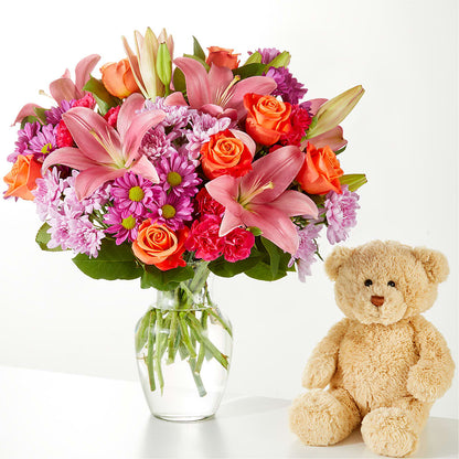 One and Only Bouquet and Bear Bundle – PARKER'S FLORIST, Madison AL