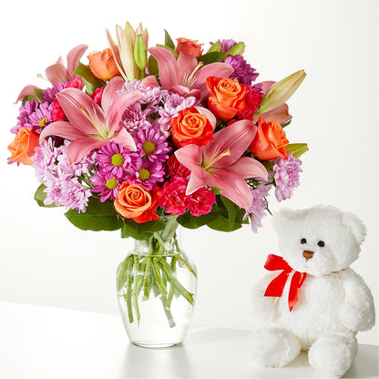 One and Only Bouquet and Bear Bundle – PARKER'S FLORIST, Madison AL