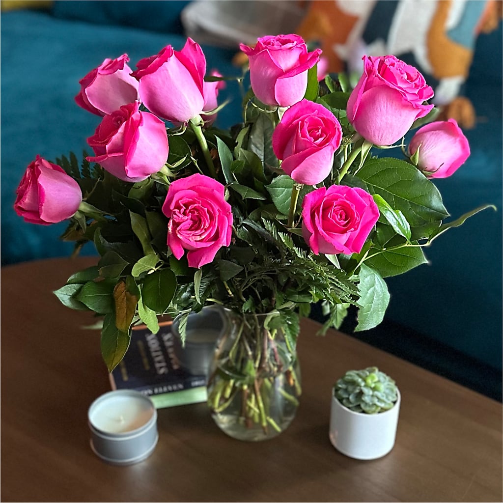 Long Stem Pink Rose Bouquet – PARKER'S FLORIST, Madison AL
