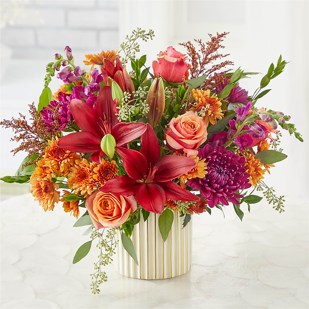 Burgundy Landscape Bouquet – PARKER'S FLORIST, Madison AL