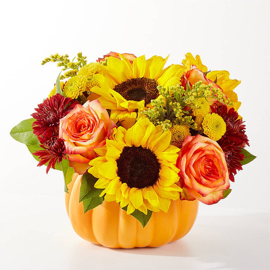 Golden Gourd Pumpkin Bouquet – PARKER'S FLORIST, Madison AL
