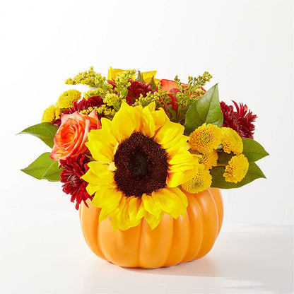 Golden Gourd Pumpkin Bouquet – PARKER'S FLORIST, Madison AL