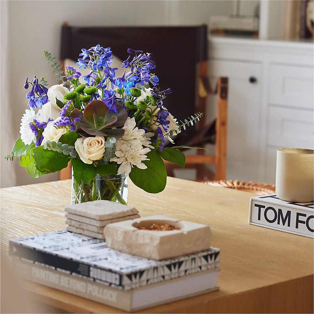 Cerulean Waves Bouquet – PARKER'S FLORIST, Madison AL