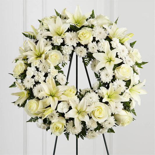 Treasured Tribute Wreath – PARKER'S FLORIST, Madison AL