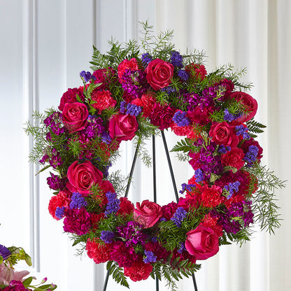 Calming Colors Wreath – PARKER'S FLORIST, Madison AL