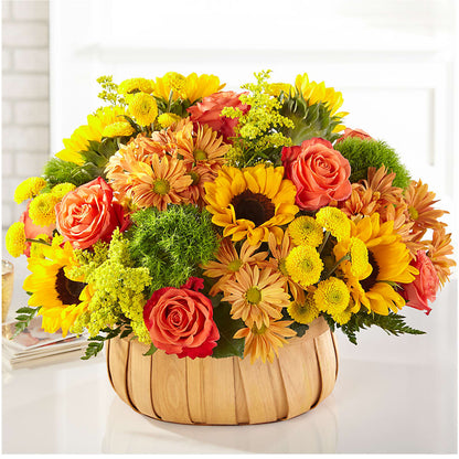 Harvest Sunflower Basket – PARKER'S FLORIST, Madison AL