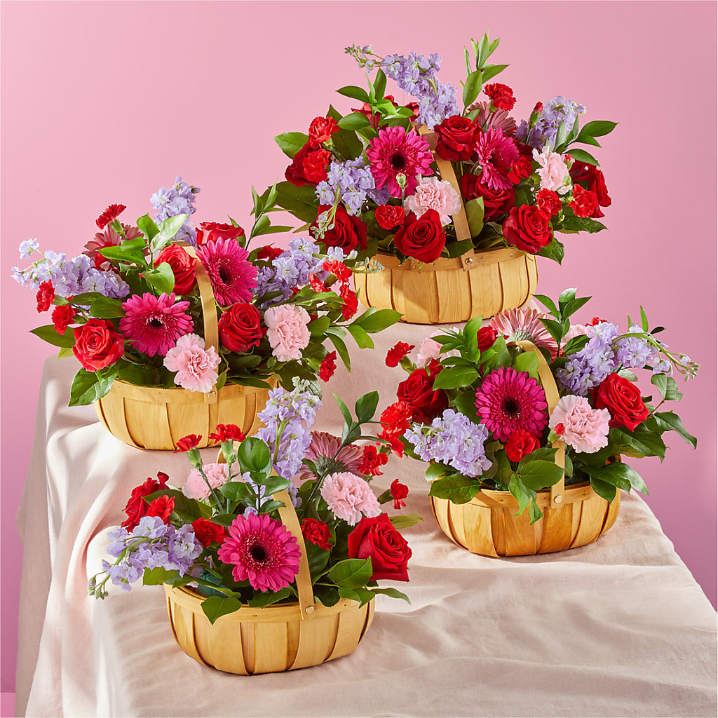 Pink Picnic Basket – PARKER'S FLORIST, Madison AL