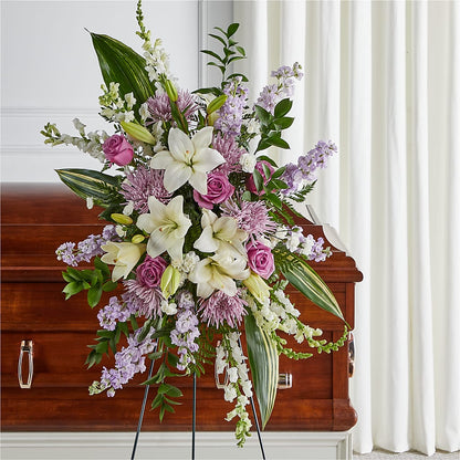Grateful Hearts Standing Spray – PARKER'S FLORIST, Madison AL