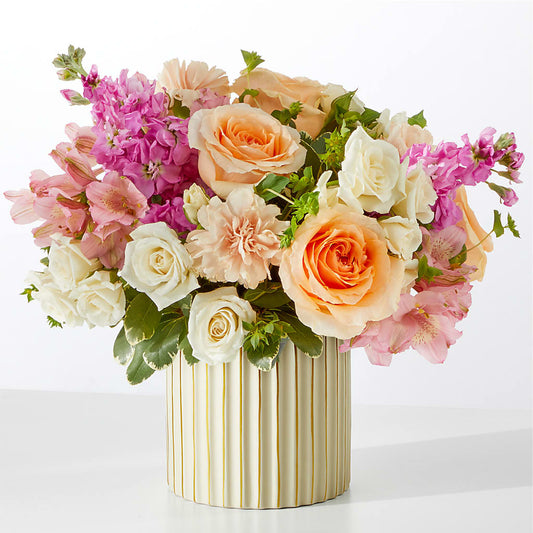 Paradise Bouquet with Ivory Vase – PARKER'S FLORIST, Madison AL